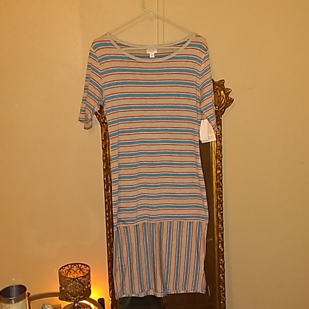 LuLaRoe Julia Dress- Medium NWT